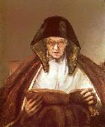 Alte Frau, lesend REMBRANDT Harmenszoon van Rijn